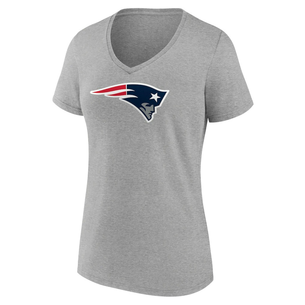NFL New England Patriots Women's Primary Team Logo V-Neck T-Shirt