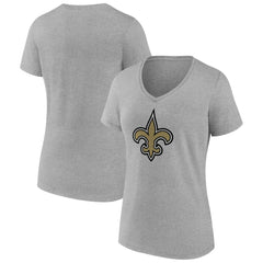 NFL New Orleans Saints Women's Primary Team Logo V-Neck T-Shirt