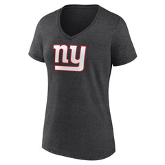 NFL New York Giants Women's Primary Team Logo V-Neck T-Shirt