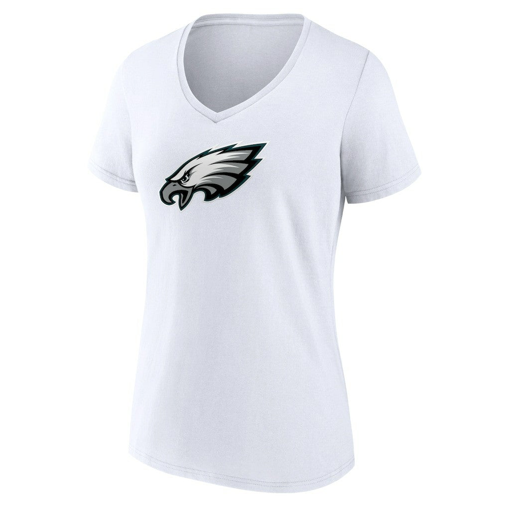 NFL Philadelphia Eagles Women's Primary Team Logo V-Neck T-Shirt