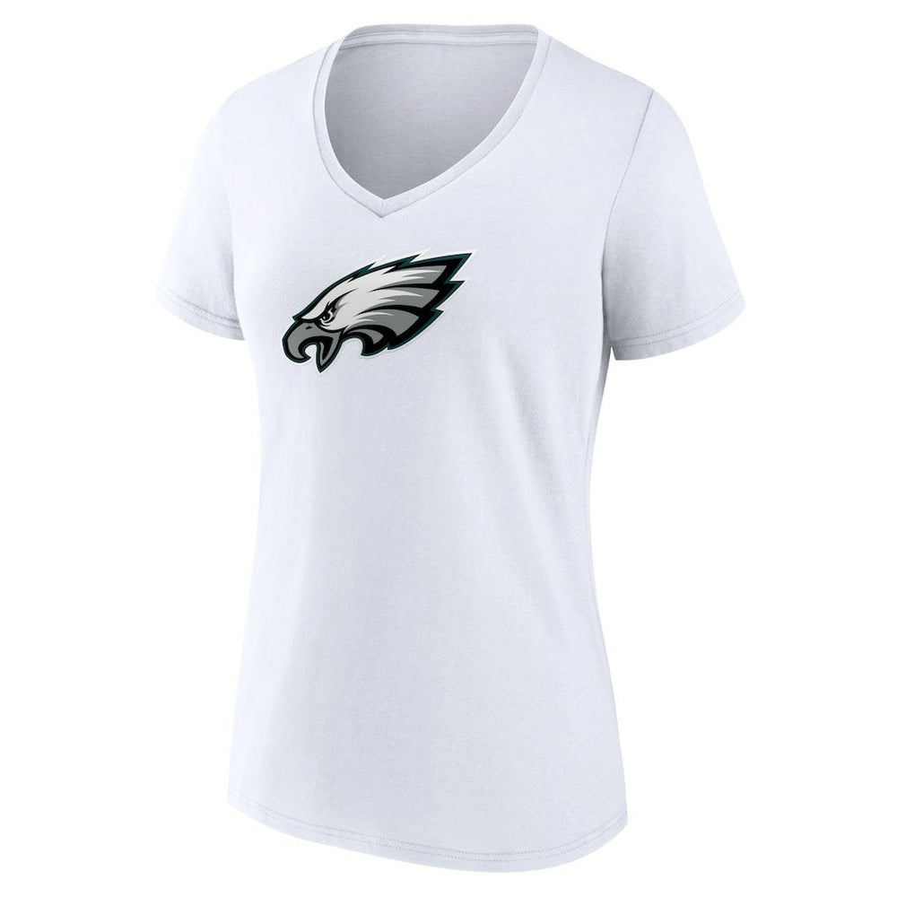NFL Philadelphia Eagles Women's Primary Team Logo V-Neck T-Shirt