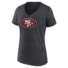 NFL San Francisco 49ers Women's Primary Team Logo V-Neck T-Shirt