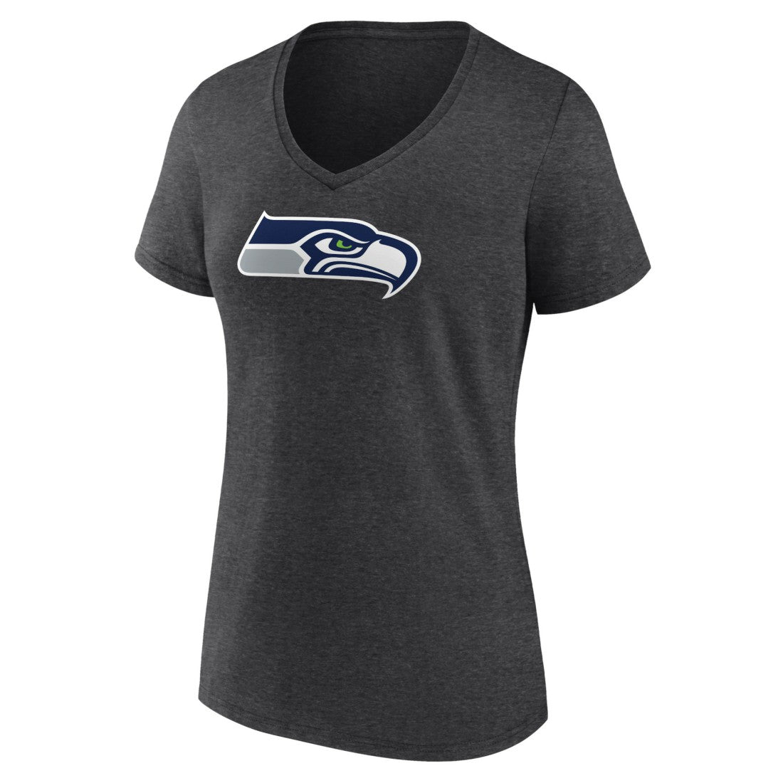NFL Seattle Seahawks Women's Primary Team Logo V-Neck T-Shirt