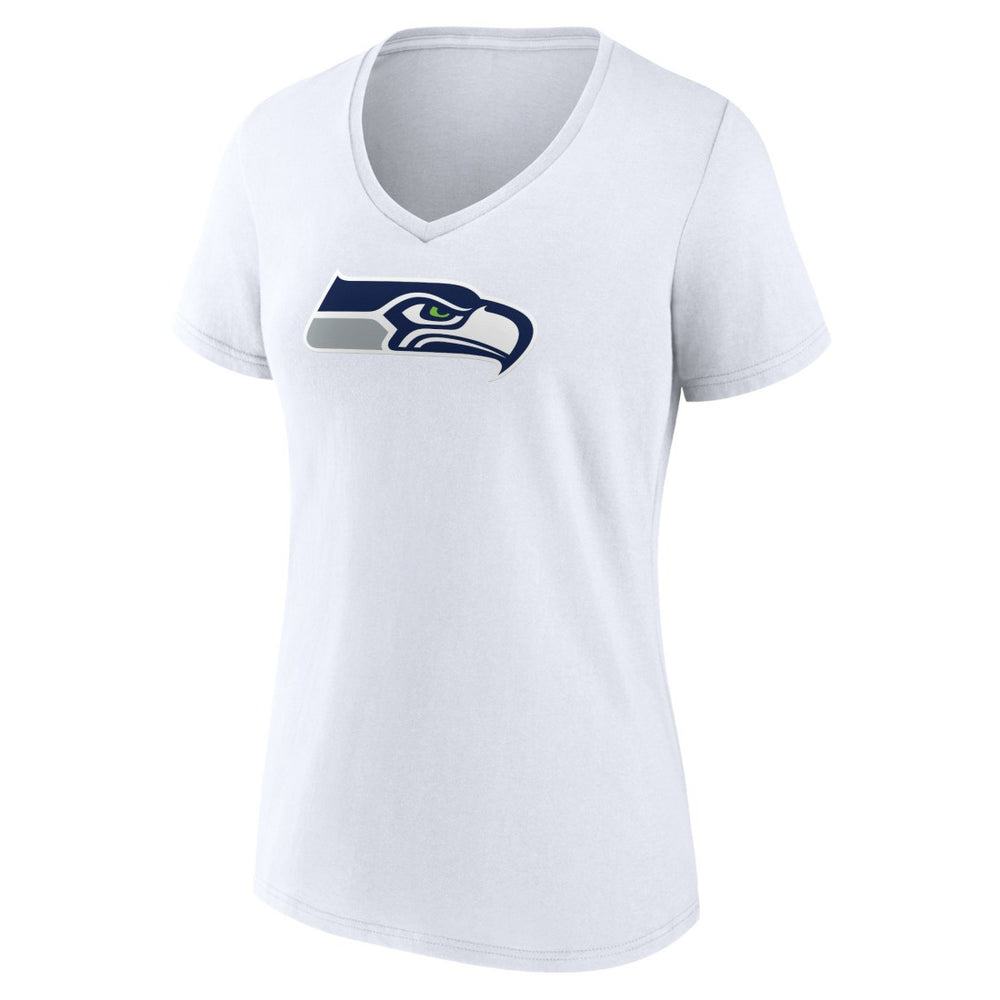 NFL Seattle Seahawks Women's Primary Team Logo V-Neck T-Shirt