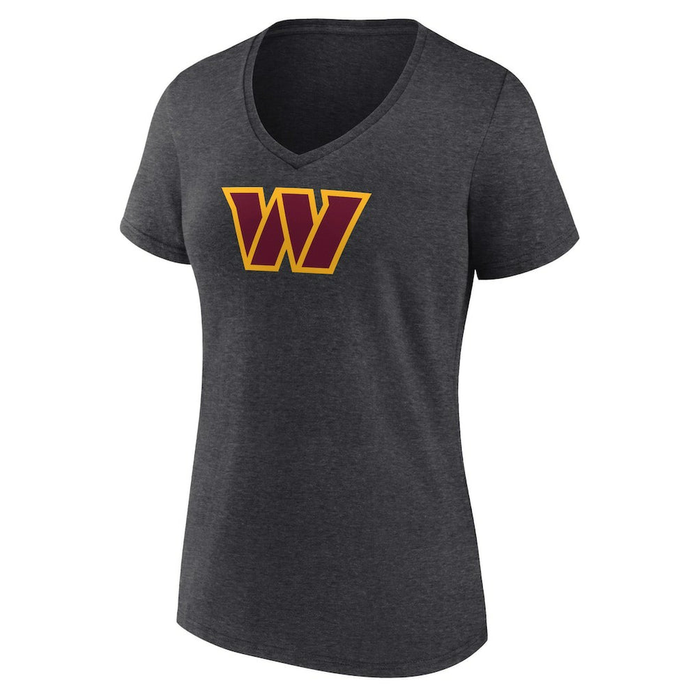 NFL Washington Commanders Women's Primary Team Logo V-Neck T-Shirt