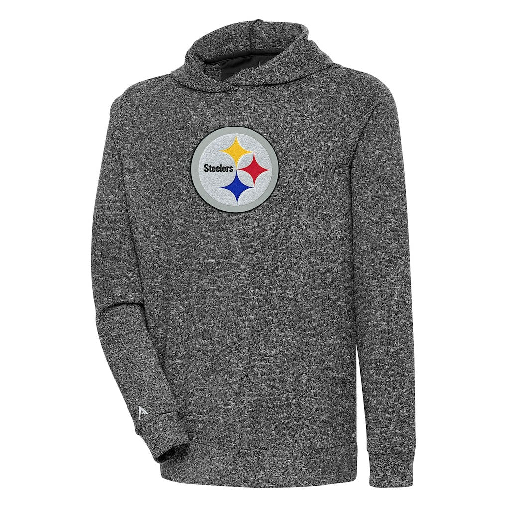 NFL Pittsburgh Steelers Antigua Absolute Chenille Pullover Hoodie