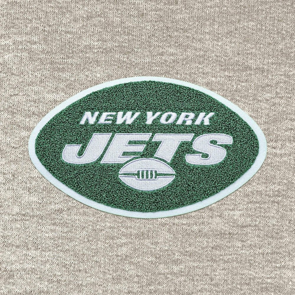 NFL New York Jets Antigua Action Chenille Pullover Hoodie