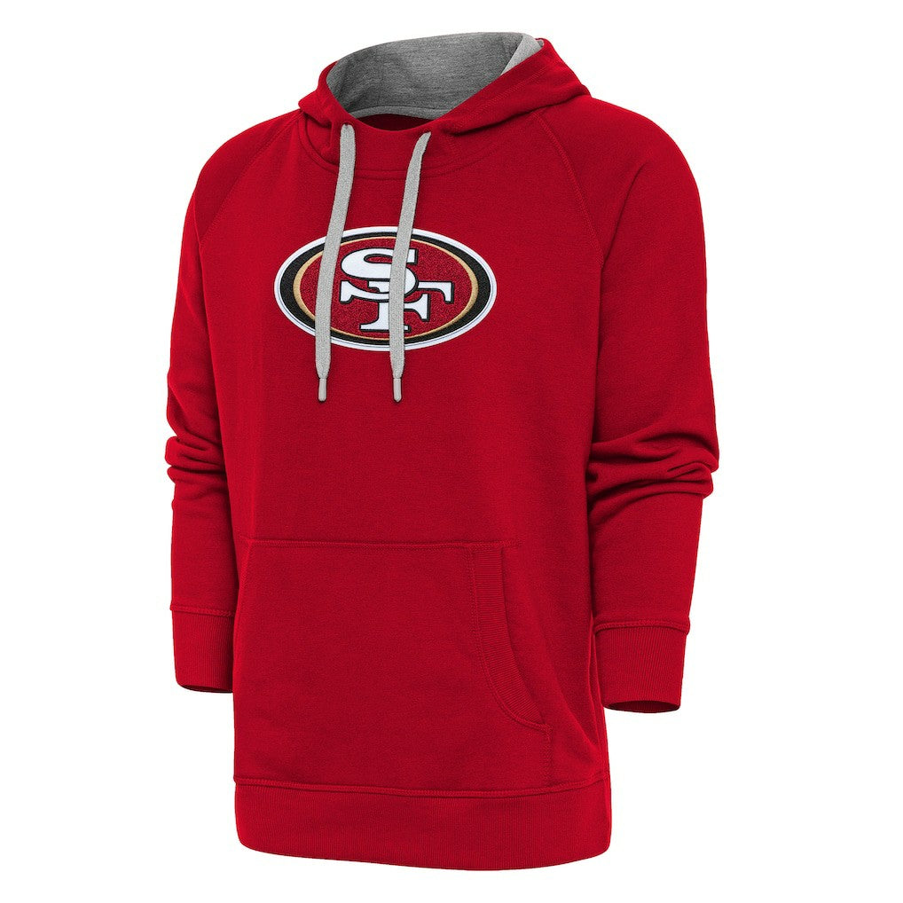 NFL San Francisco 49ers Antigua Victory Chenille Pullover Hoodie