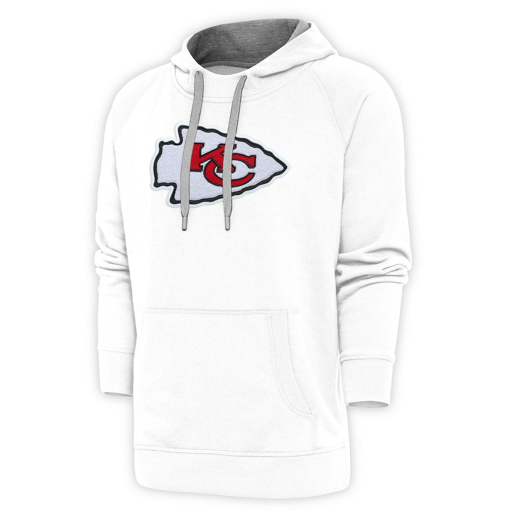 NFL Kansas City Chiefs Antigua Victory Chenille Pullover Hoodie