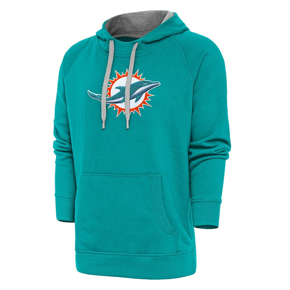 NFL Miami Dolphins Antigua Victory Chenille Pullover Hoodie