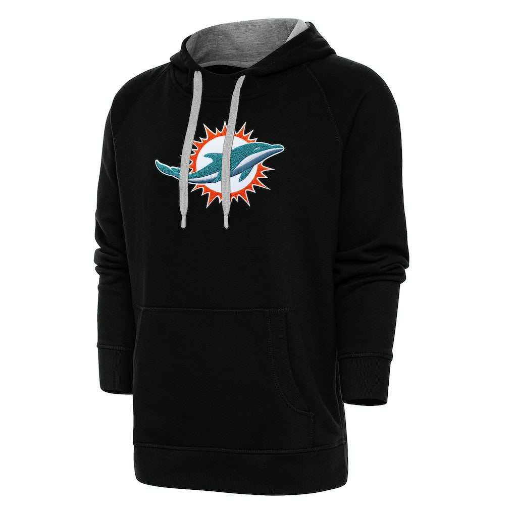 NFL Miami Dolphins Antigua Victory Chenille Pullover Hoodie