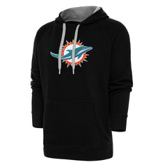 NFL Miami Dolphins Antigua Victory Chenille Pullover Hoodie