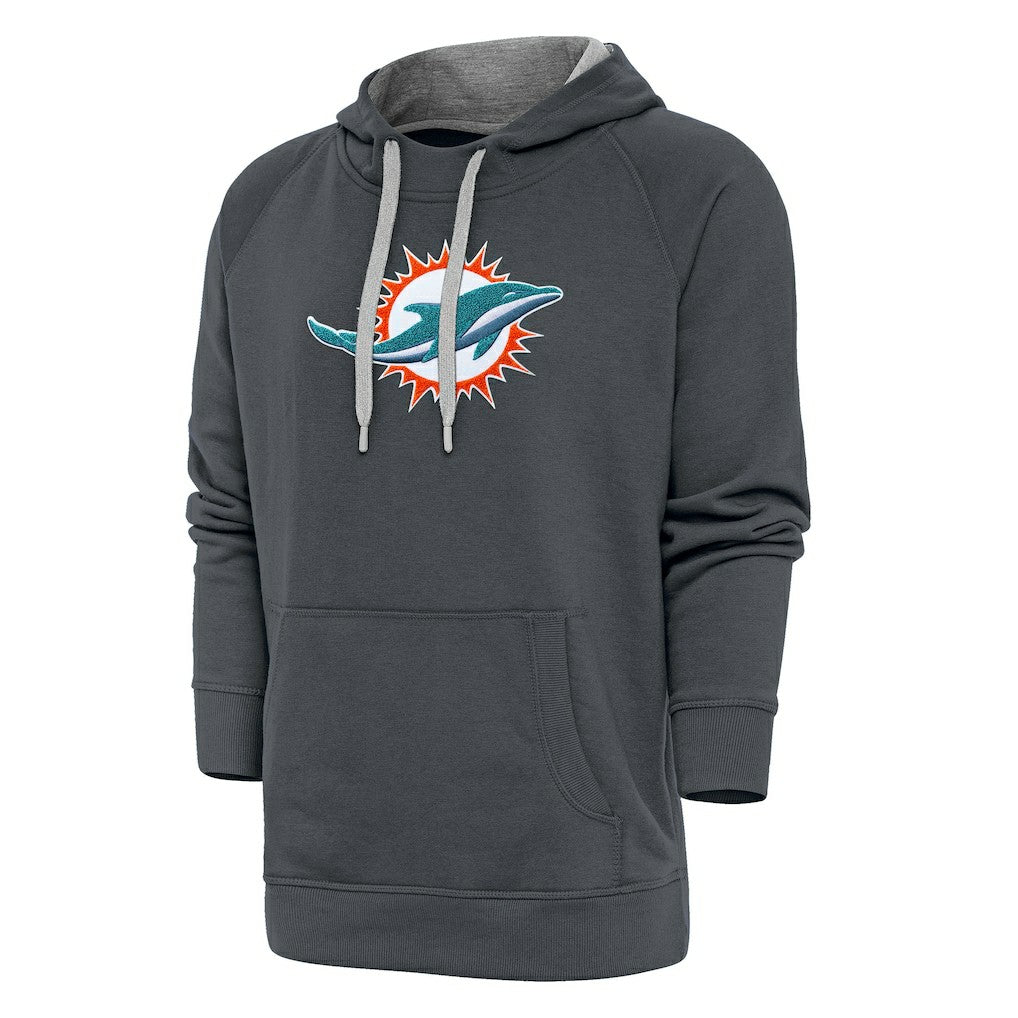 NFL Miami Dolphins Antigua Victory Chenille Pullover Hoodie