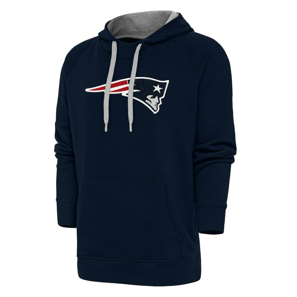 NFL New England Patriots Antigua Victory Chenille Pullover Hoodie