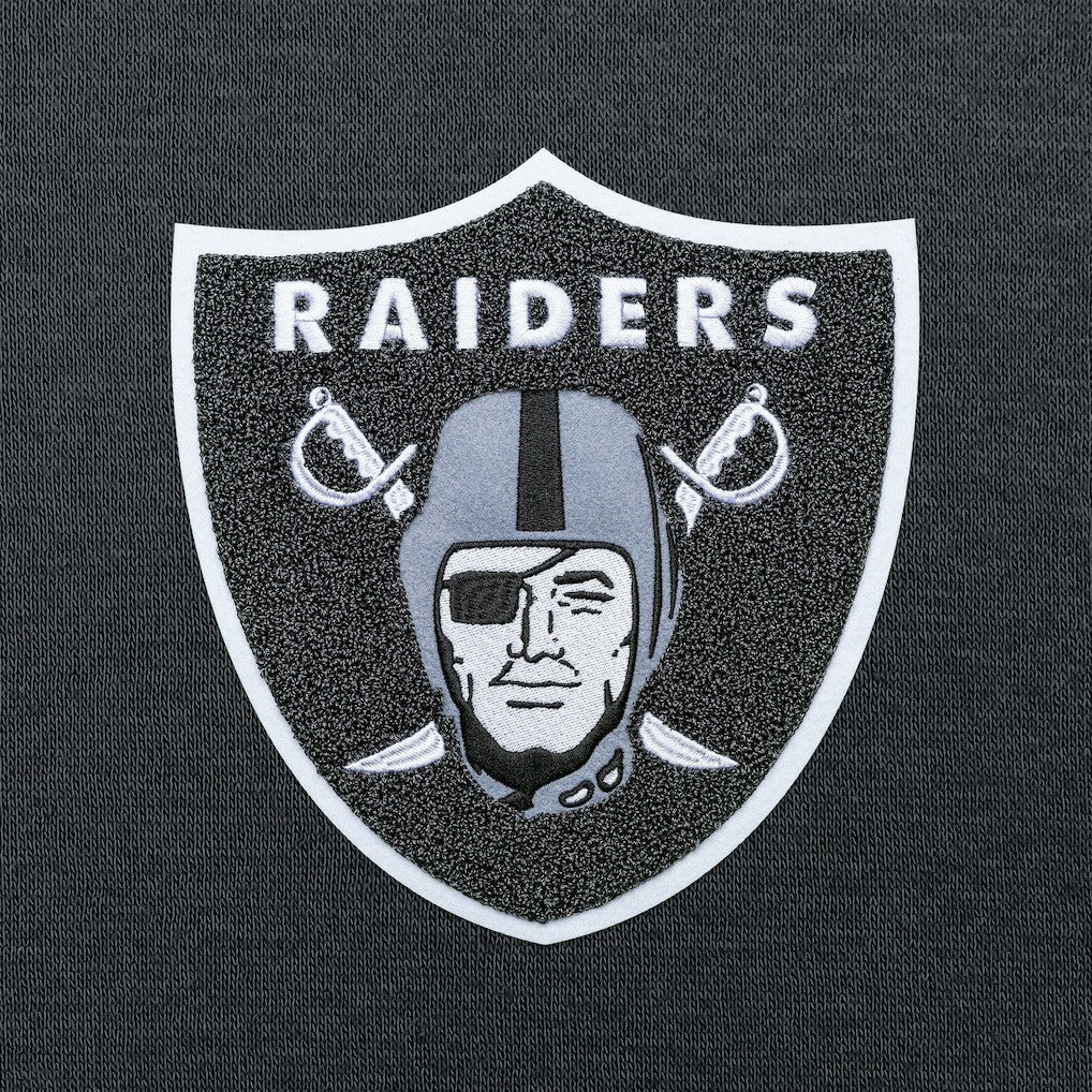 NFL Las Vegas Raiders Antigua Victory Chenille Pullover Hoodie