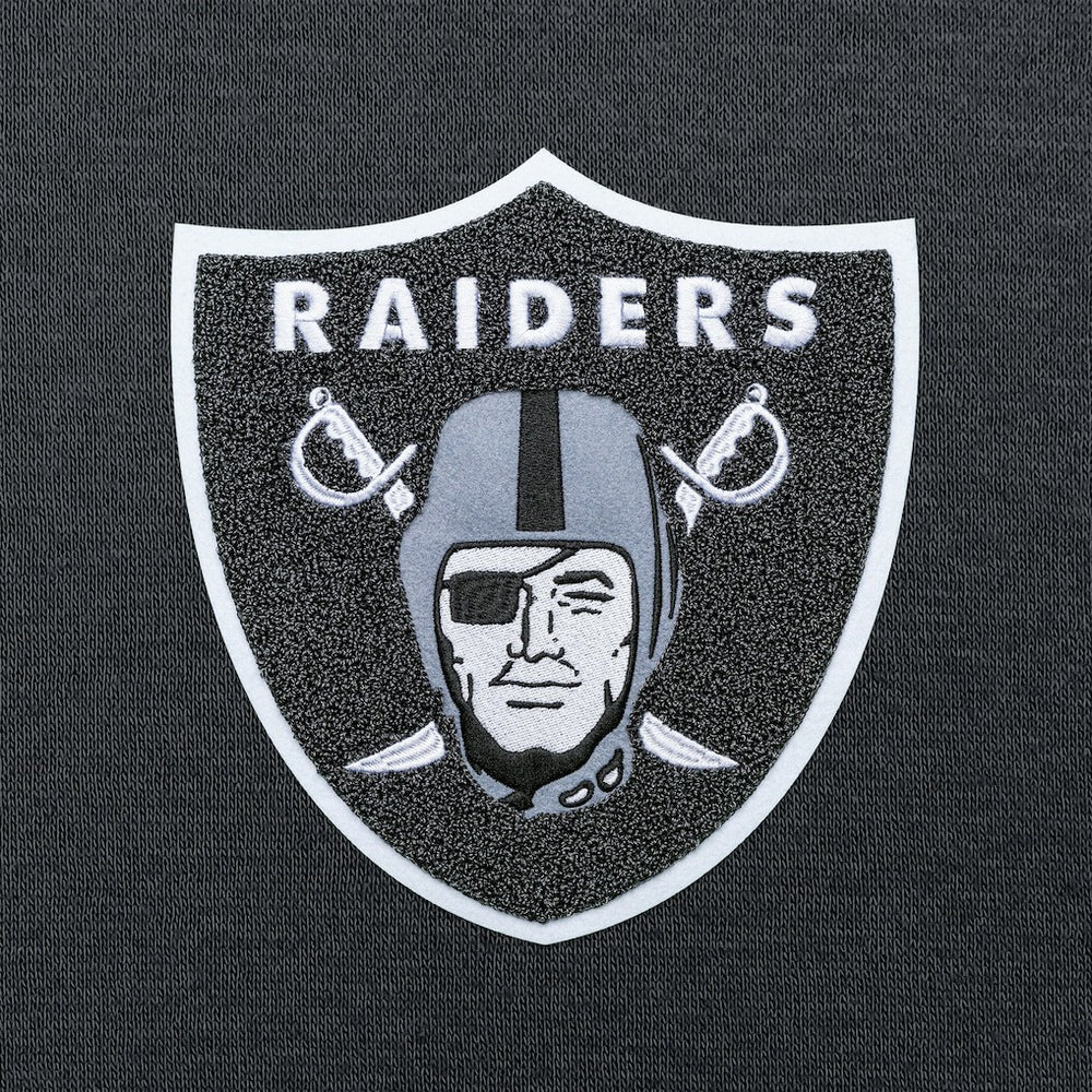 NFL Las Vegas Raiders Antigua Victory Chenille Pullover Hoodie