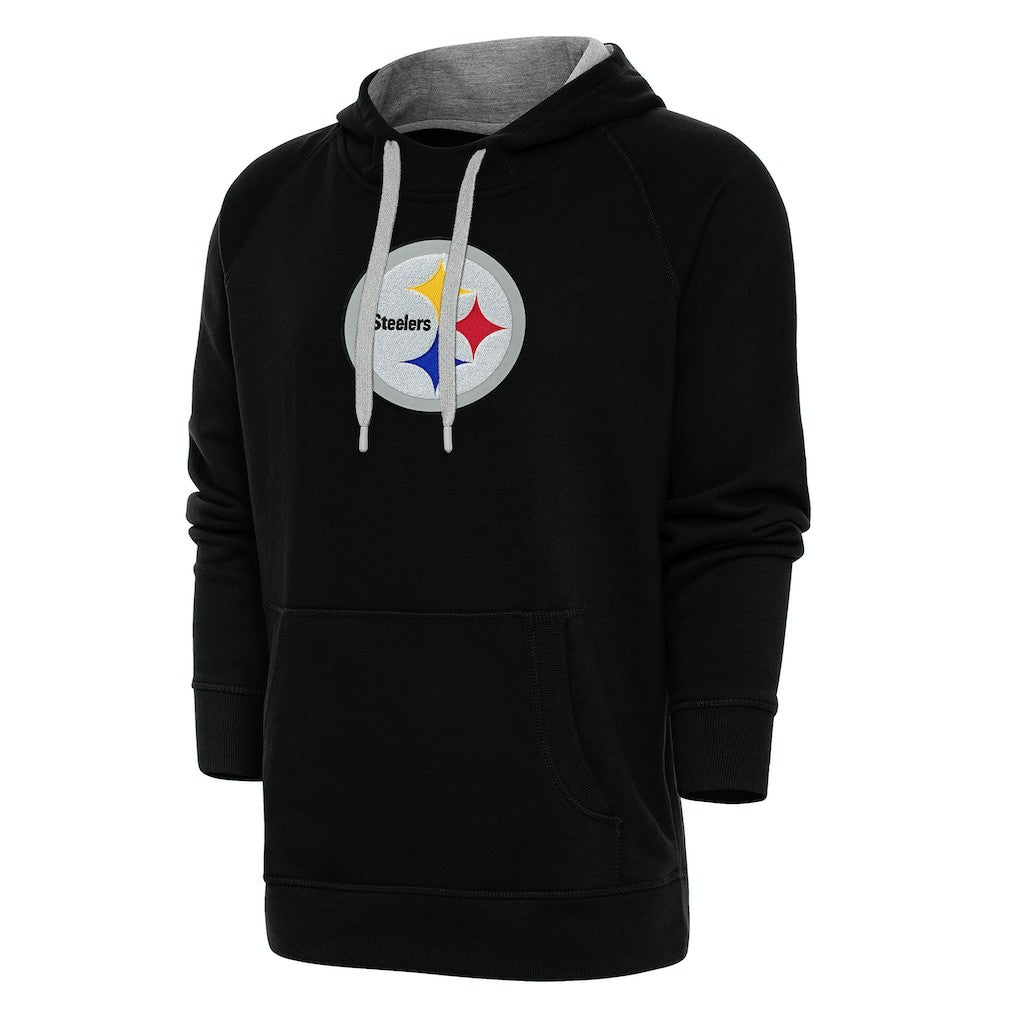 NFL Pittsburgh Steelers Antigua Victory Chenille Pullover Hoodie