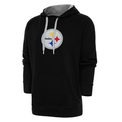 NFL Pittsburgh Steelers Antigua Victory Chenille Pullover Hoodie