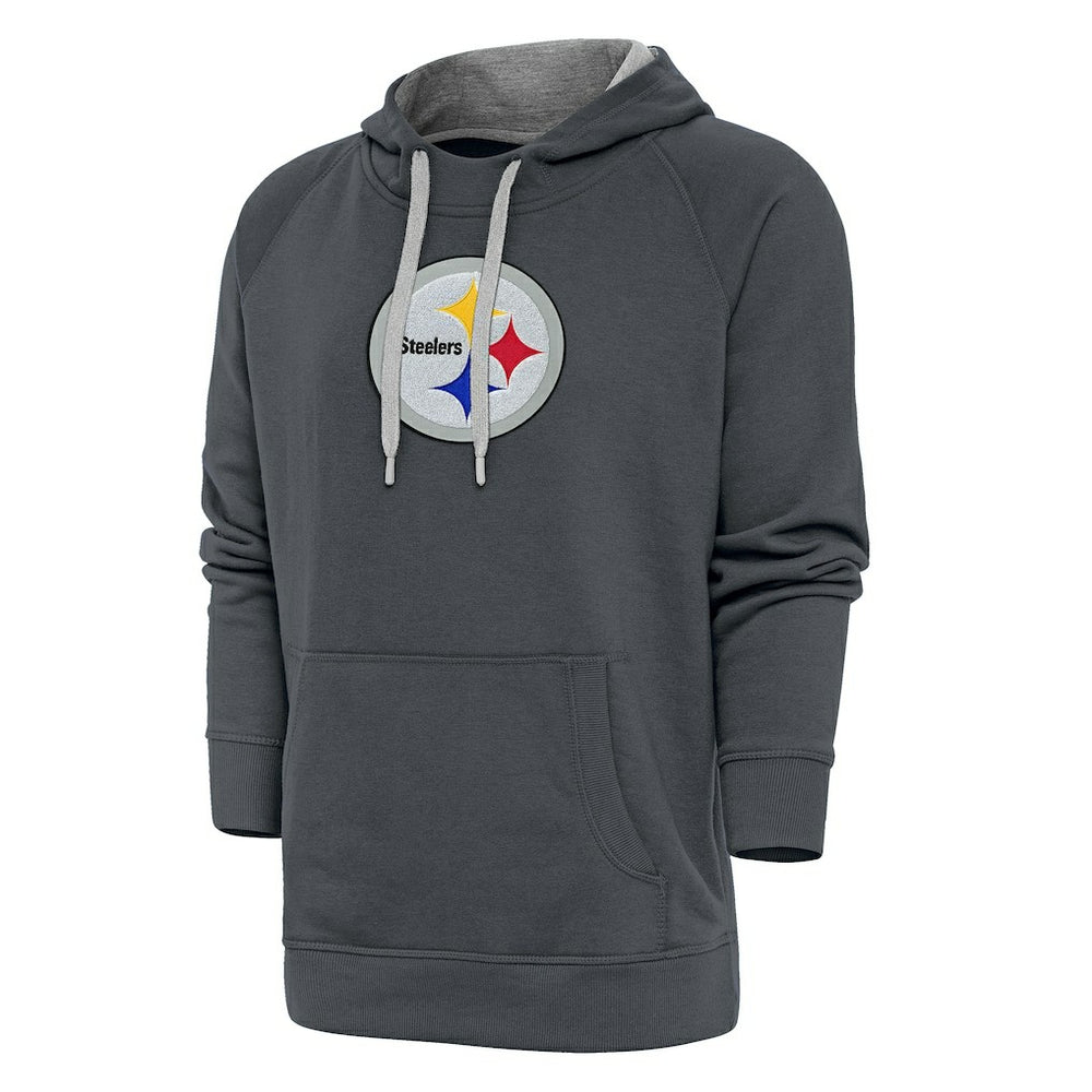 NFL Pittsburgh Steelers Antigua Victory Chenille Pullover Hoodie