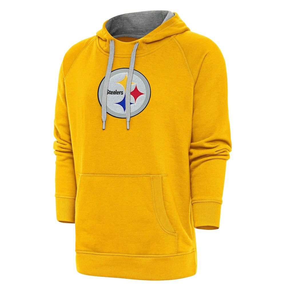 NFL Pittsburgh Steelers Antigua Victory Chenille Pullover Hoodie