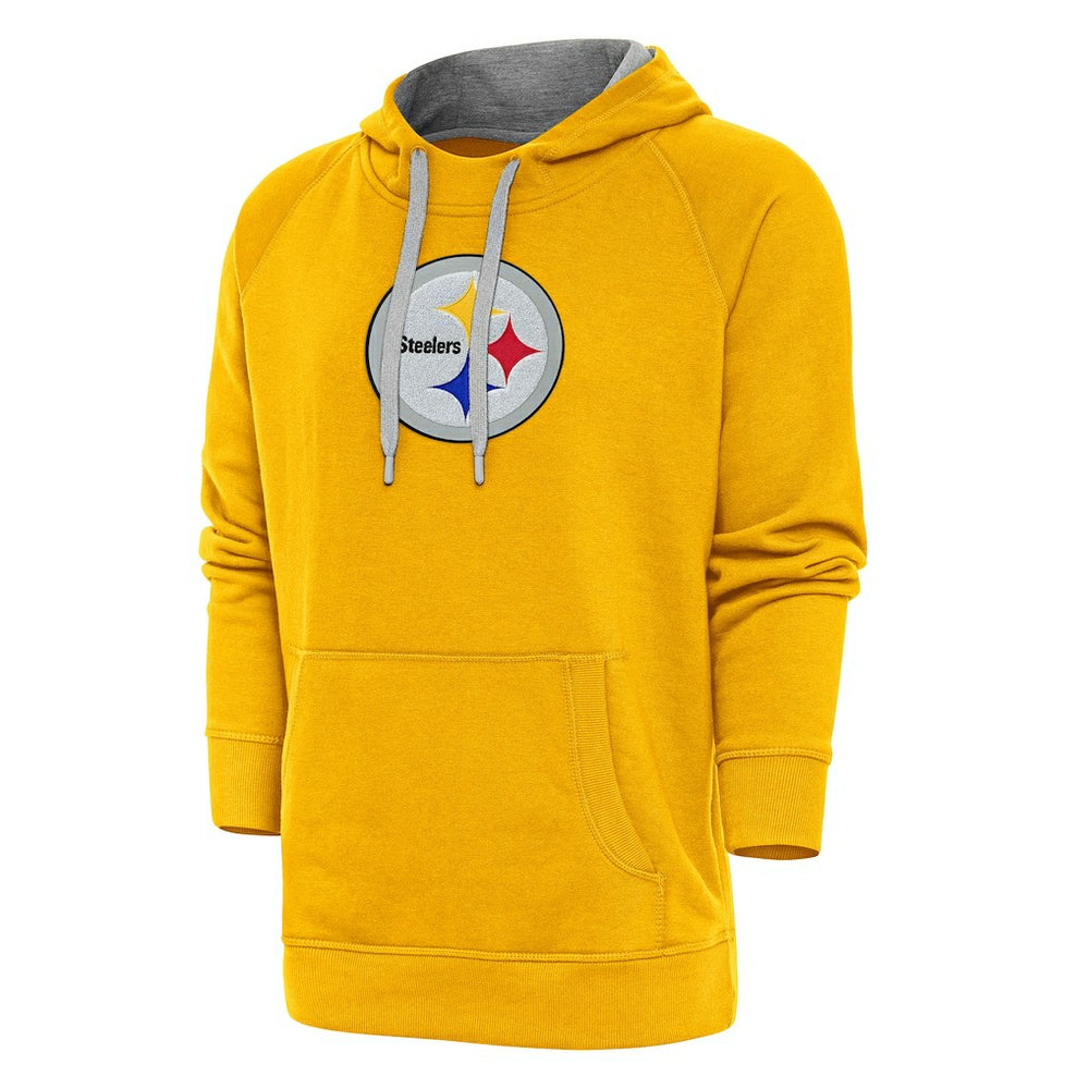 NFL Pittsburgh Steelers Antigua Victory Chenille Pullover Hoodie