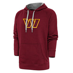 NFL Washington Commanders Antigua Victory Chenille Pullover Hoodie