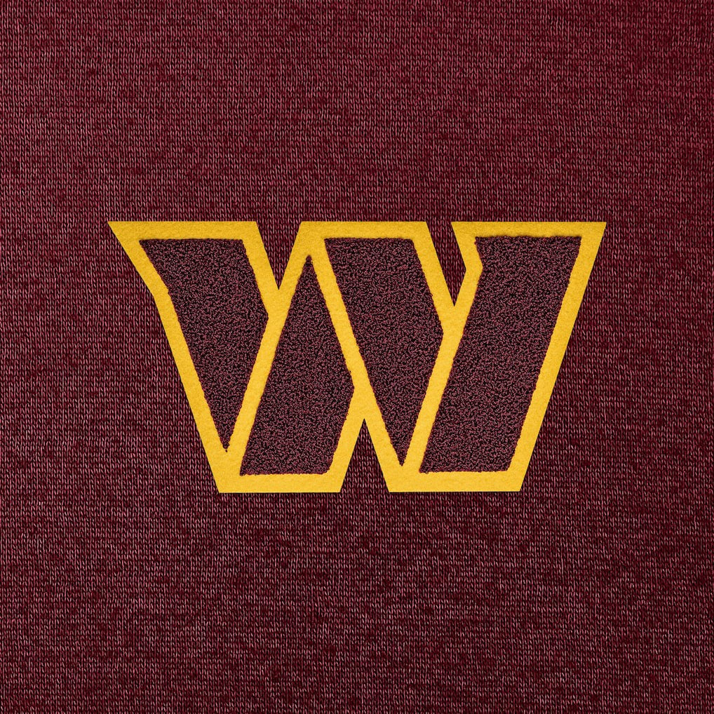 NFL Washington Commanders Antigua Victory Chenille Pullover Hoodie