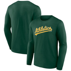 Athletics Wordmark Long Sleeve T-Shirt - Green