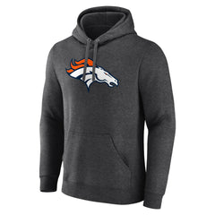 NFL Denver Broncos Primary Team Logo Fitted Pullover Hoodie