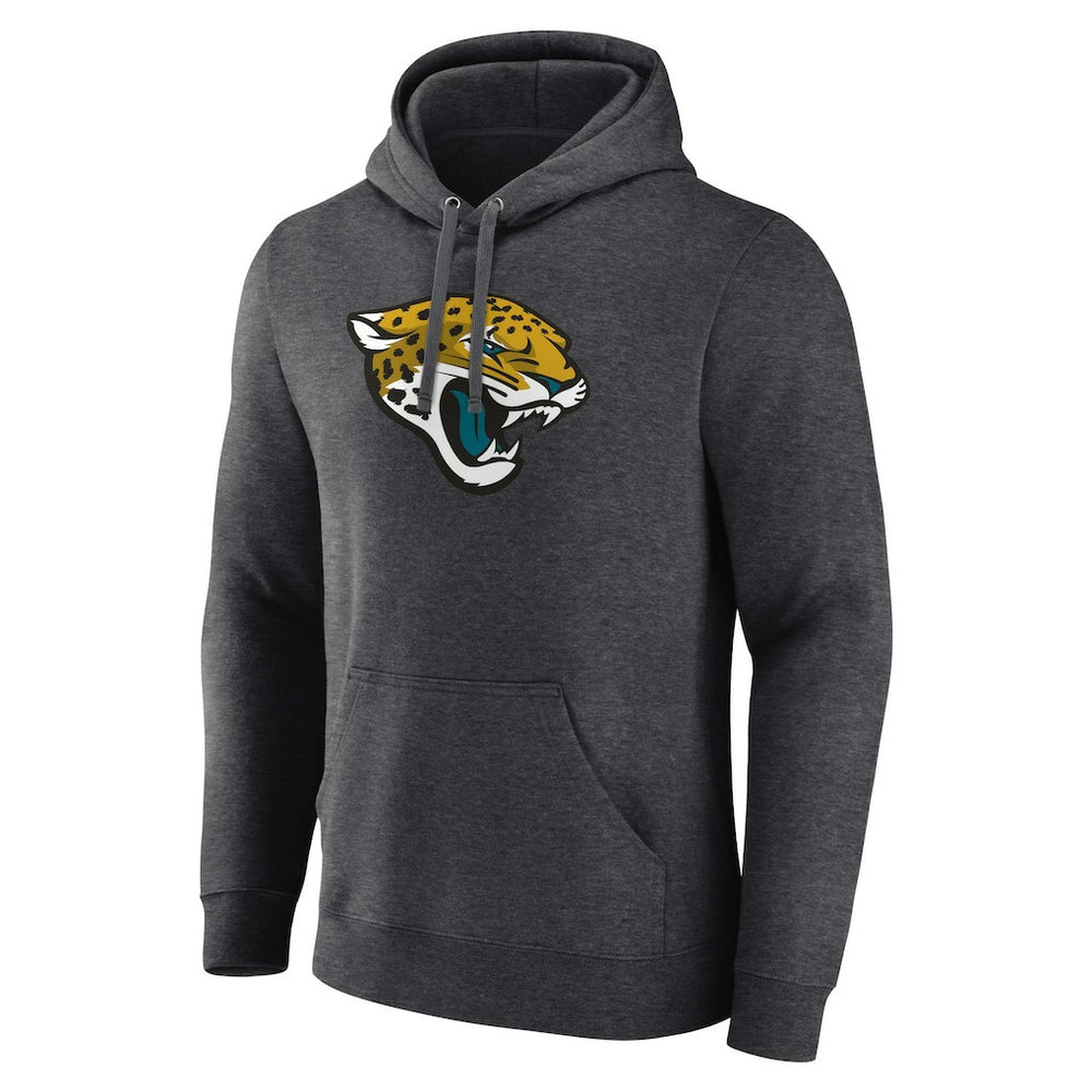 NFL Jacksonville Jaguars Primary Team Logo Fitted Pullover Hoodie
