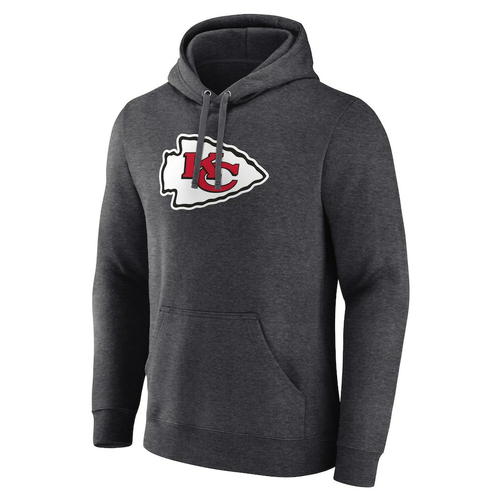 NFL Kansas City Chiefs Primary Team Logo Fitted Pullover Hoodie