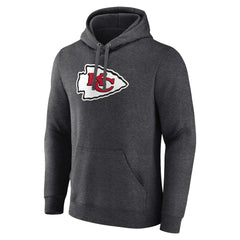 NFL Kansas City Chiefs Primary Team Logo Fitted Pullover Hoodie