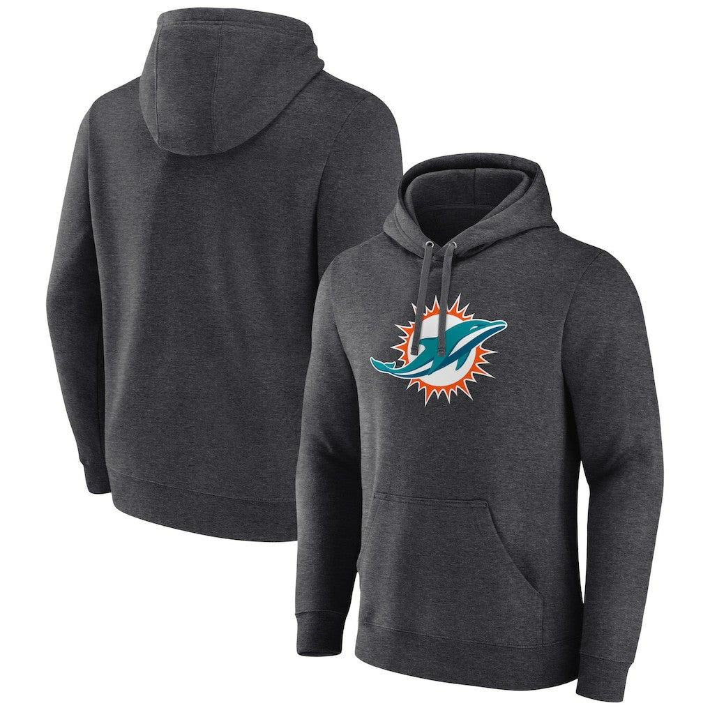 NFL Miami Dolphins Primary Team Logo Fitted Pullover Hoodie