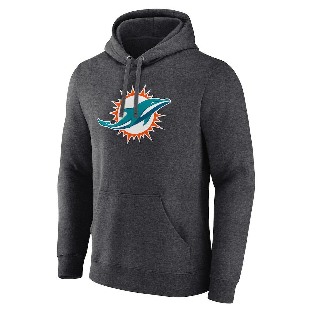 NFL Miami Dolphins Primary Team Logo Fitted Pullover Hoodie