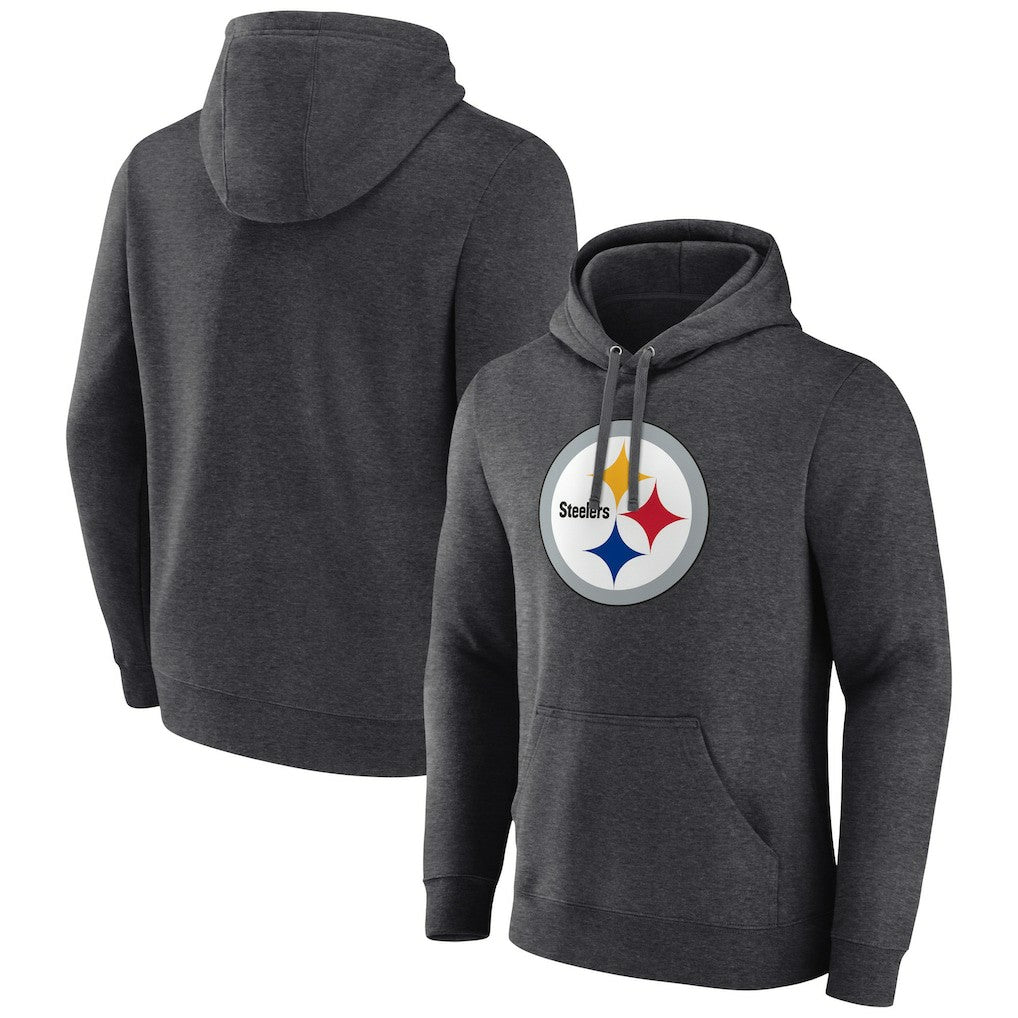 NFL Pittsburgh Steelers Primary Team Logo Fitted Pullover Hoodie