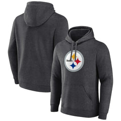 NFL Pittsburgh Steelers Primary Team Logo Fitted Pullover Hoodie