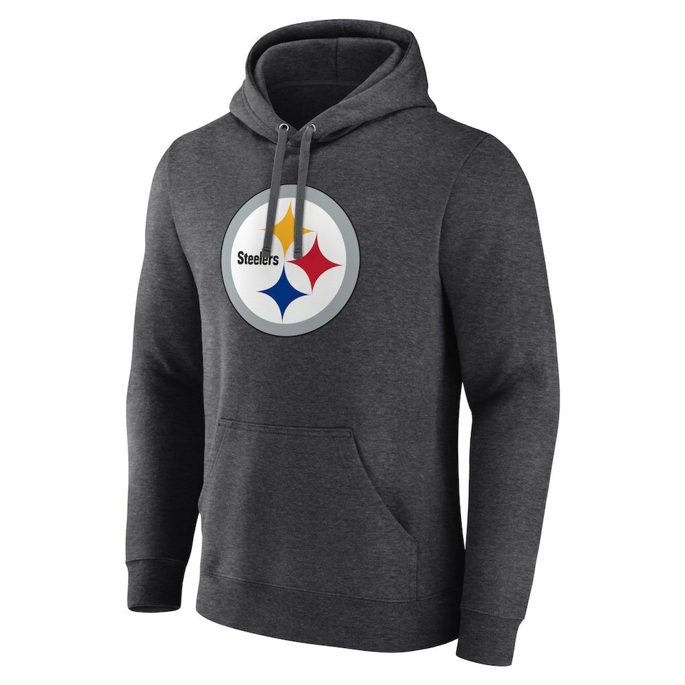 NFL Pittsburgh Steelers Primary Team Logo Fitted Pullover Hoodie