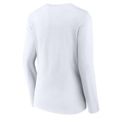 NFL Green Bay Packers Women's Logo Team Lockup Long Sleeve V-Neck T-Shirt
