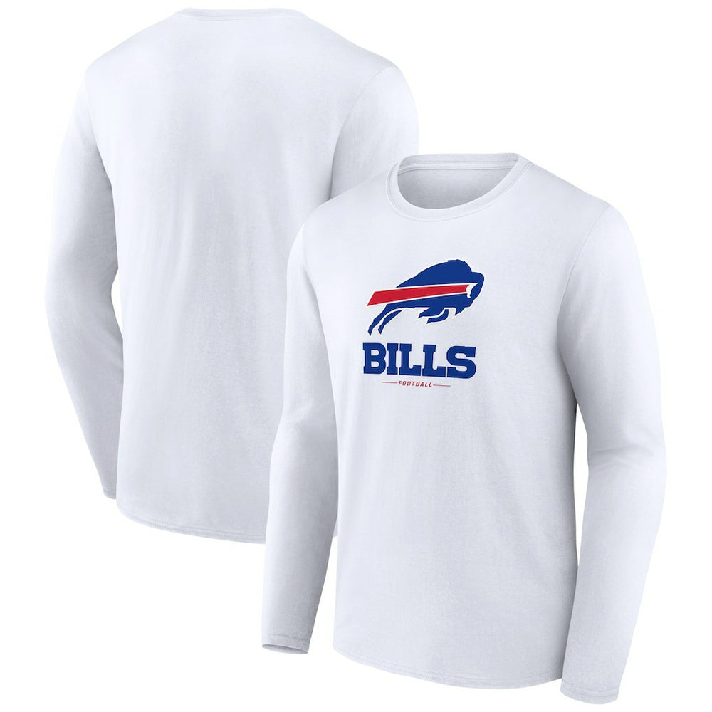 NFL Buffalo Bills Logo Team Lockup Long Sleeve T-Shirt
