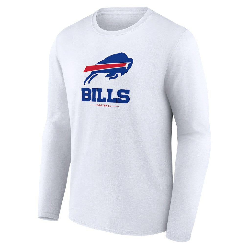 NFL Buffalo Bills Logo Team Lockup Long Sleeve T-Shirt