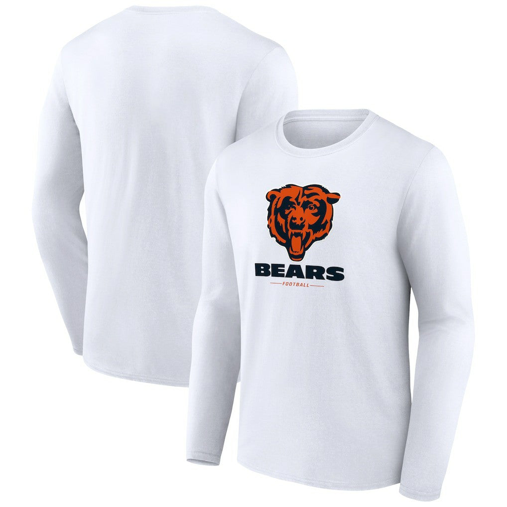 NFL Chicago Bears Logo Team Lockup Long Sleeve T-Shirt