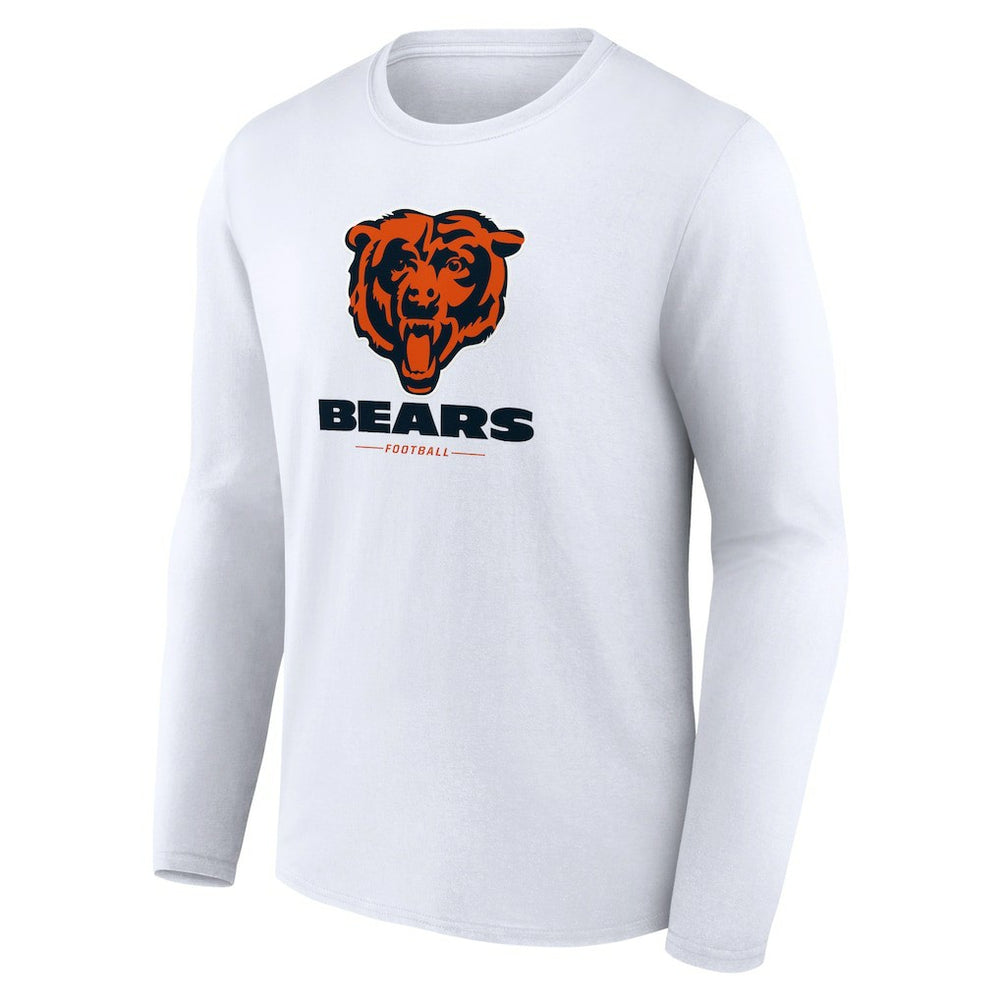 NFL Chicago Bears Logo Team Lockup Long Sleeve T-Shirt