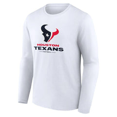 NFL Houston Texans Logo Team Lockup Long Sleeve T-Shirt