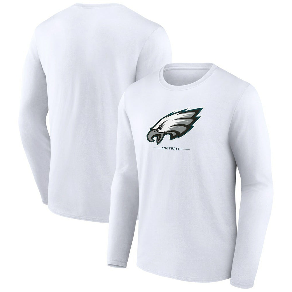 NFL Philadelphia Eagles Logo Team Lockup Long Sleeve T-Shirt