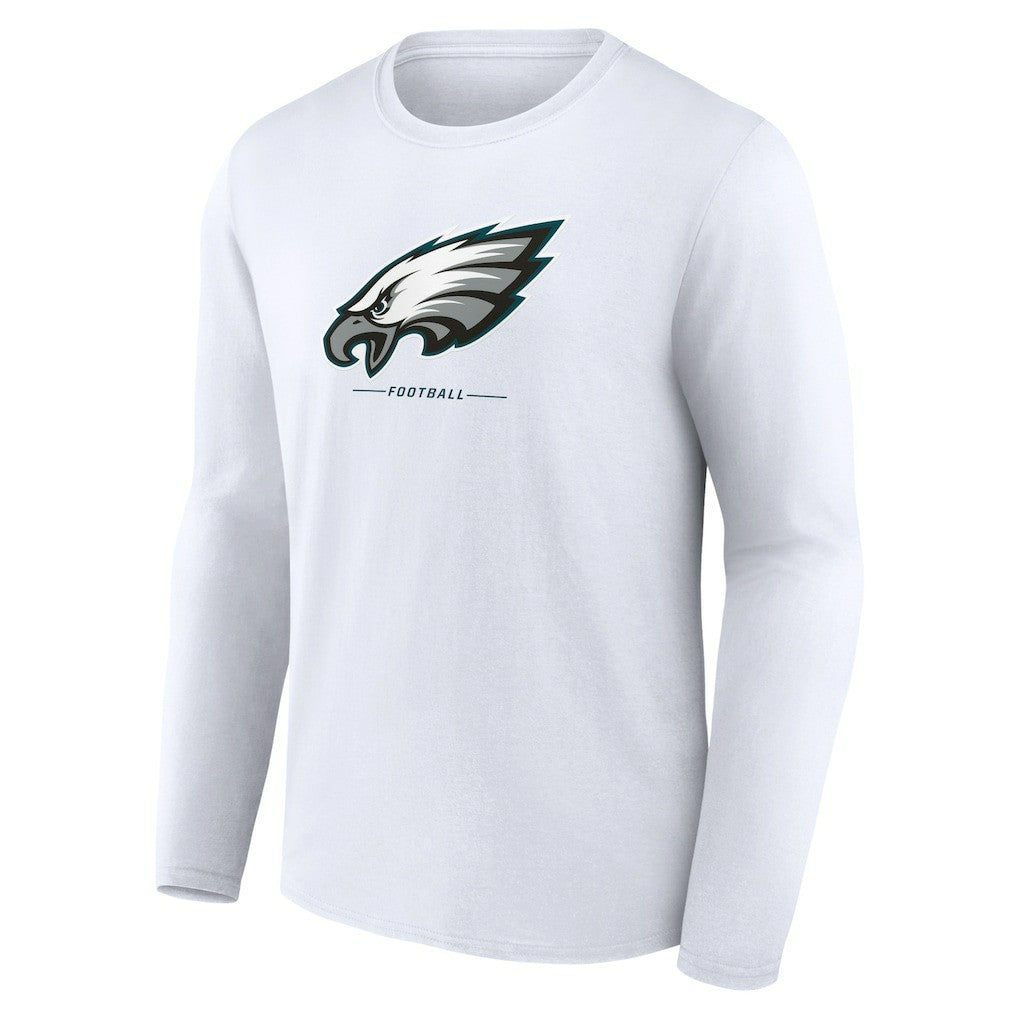 NFL Philadelphia Eagles Logo Team Lockup Long Sleeve T-Shirt