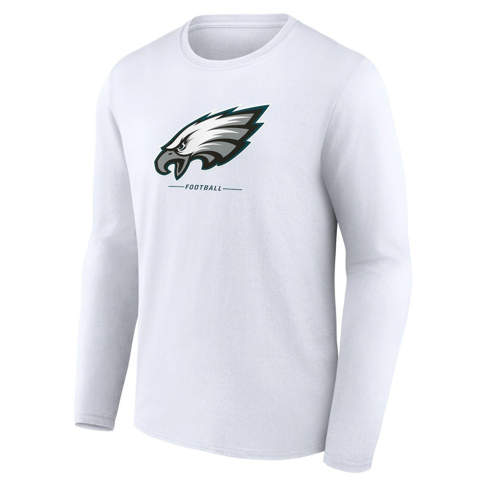 NFL Philadelphia Eagles Logo Team Lockup Long Sleeve T-Shirt