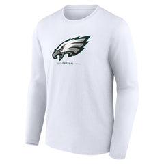 NFL Philadelphia Eagles Logo Team Lockup Long Sleeve T-Shirt