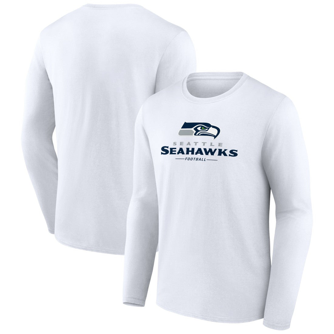 NFL Seattle Seahawks Logo Team Lockup Long Sleeve T-Shirt