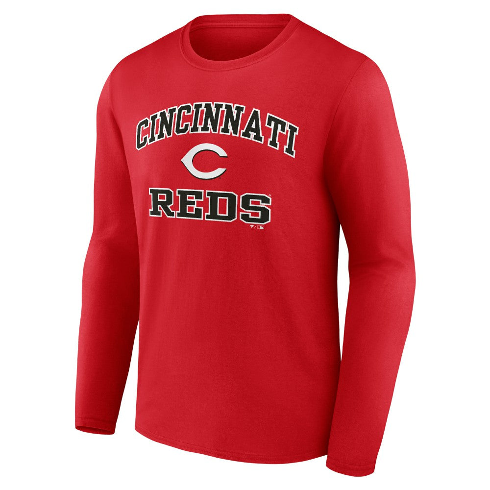 Cincinnati Reds Heart and Soul Long Sleeve T-Shirt - Red