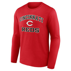 Cincinnati Reds Heart and Soul Long Sleeve T-Shirt - Red